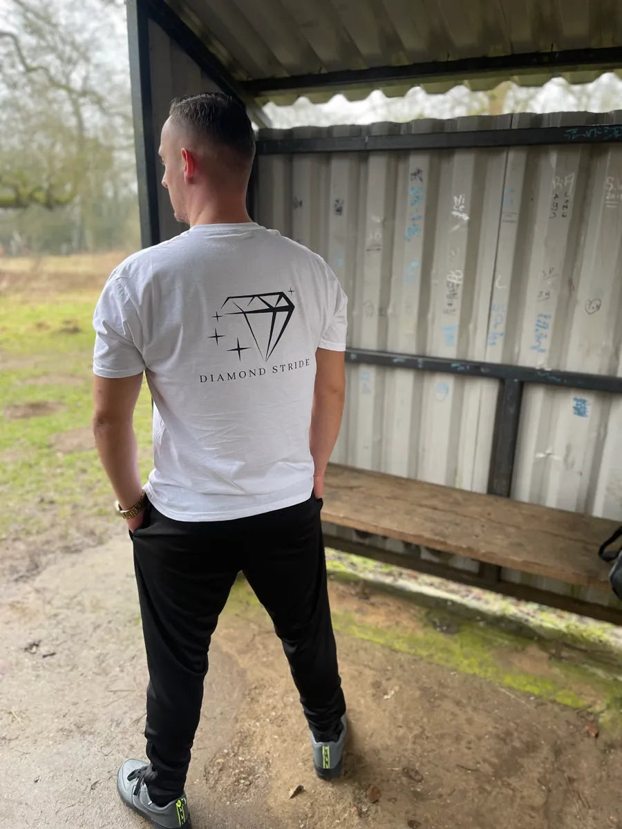 Diamond Stride T Shirt with Large Logo