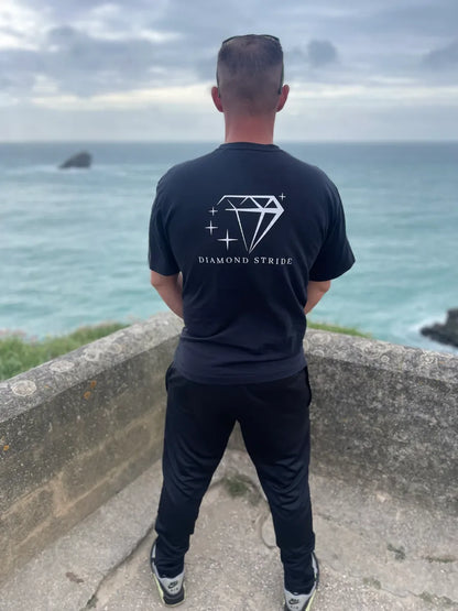 Diamond Stride T Shirt with Large Logo